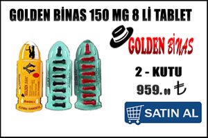 Golden binas 150 mg tablet - 2 kutu