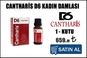 Cantharis D6 bayan damla