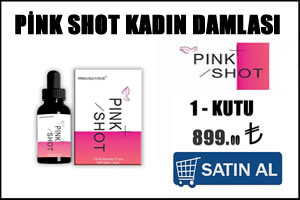 Pink shot libido booster kadın damla