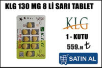 Klg 130 mg 8 li tablet